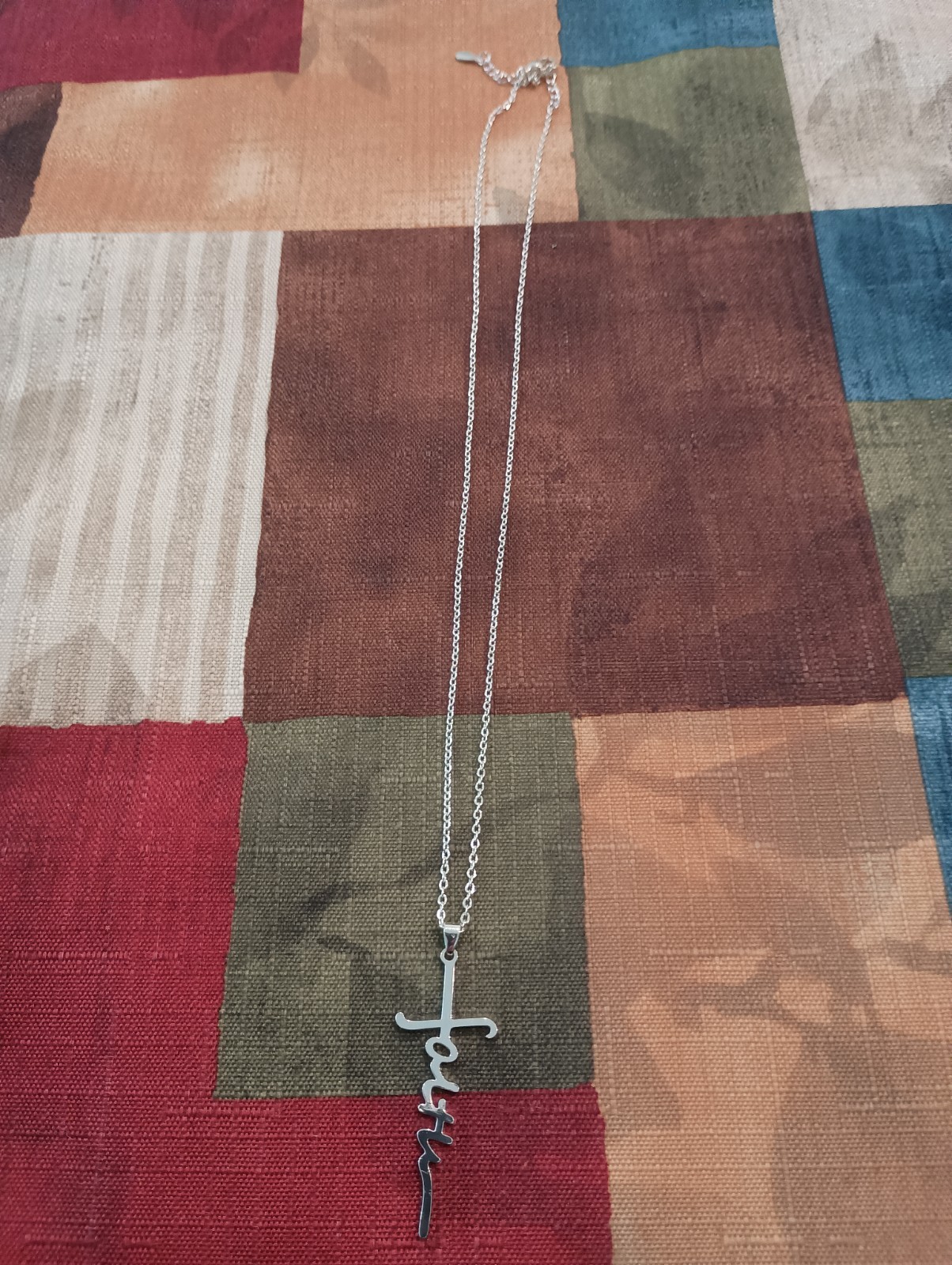 NEW Faith Necklace * S925 * 18 to 20 Inches * Lobster Claw Clasp * Gift Idea