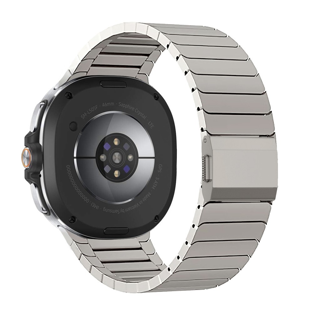 For Samsung Galaxy Watch 8 40mm 44mm Classic 46mm Magnetic Clasp Metal Link Band