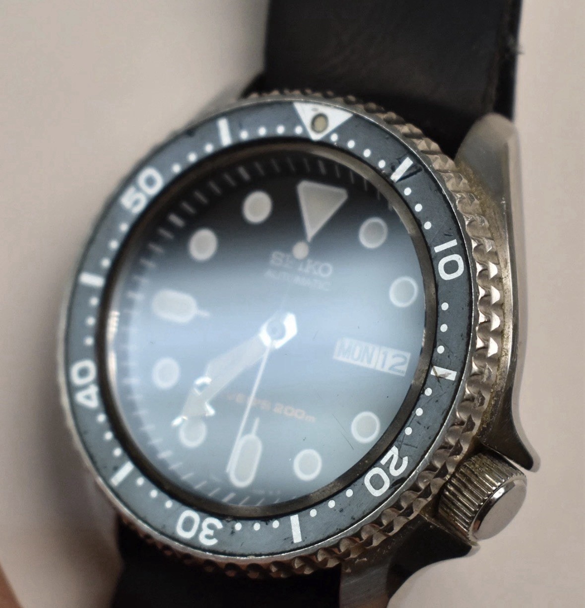 Seiko SKX007 7S26-0020 Automatic Diver 200M Jubilee Bracelet Runs Great