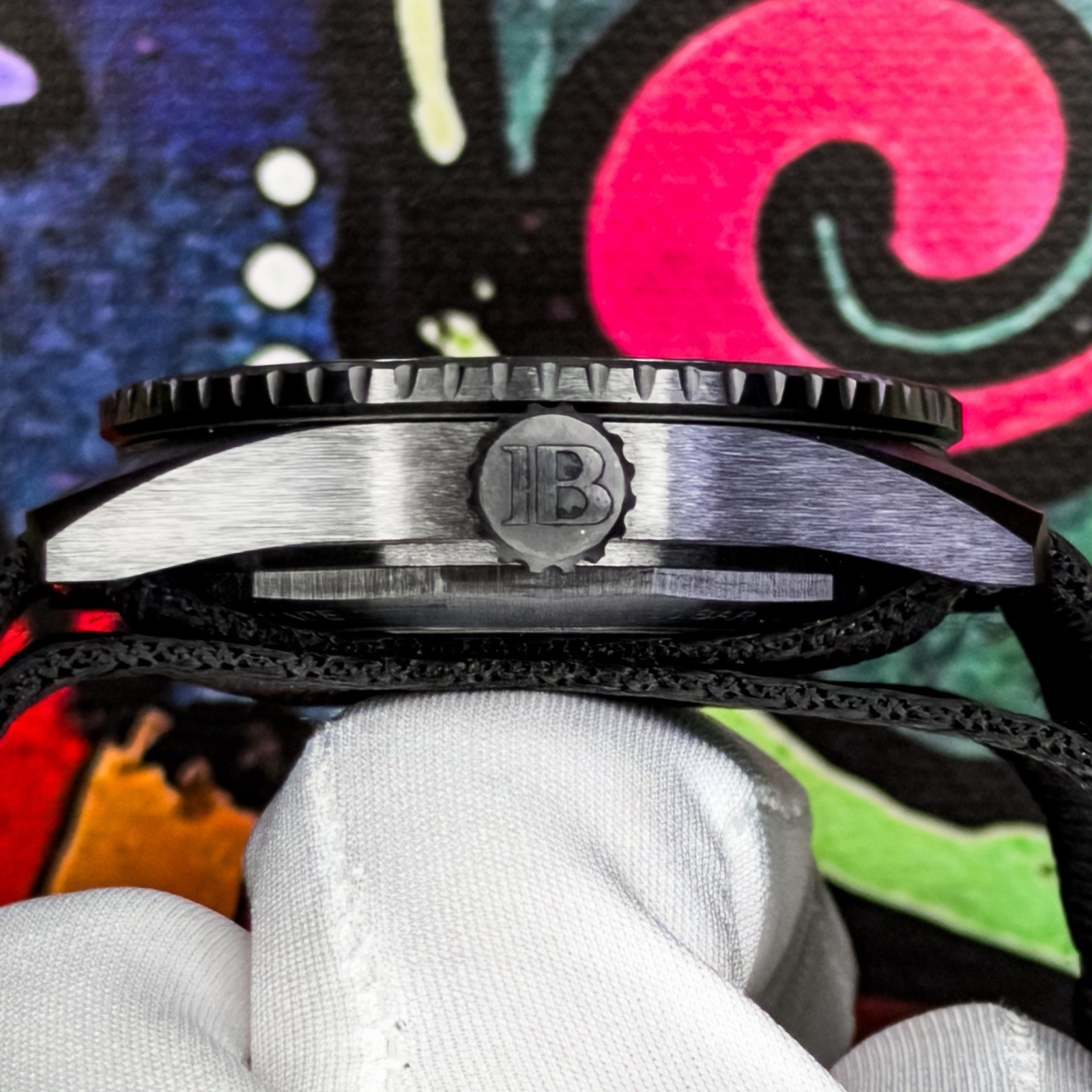 Blancpain 5000‑0130‑NABA 5000 Bathyscaphe Ceramic Black Sunburst Liquid Metal
