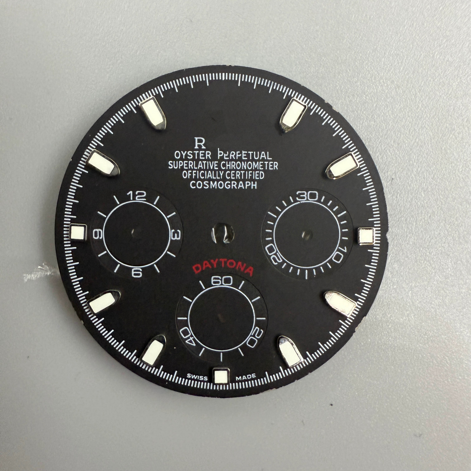 29.5mm Multi-functional Watch Dial Green Luminous For VK63 Movement Watch Parts