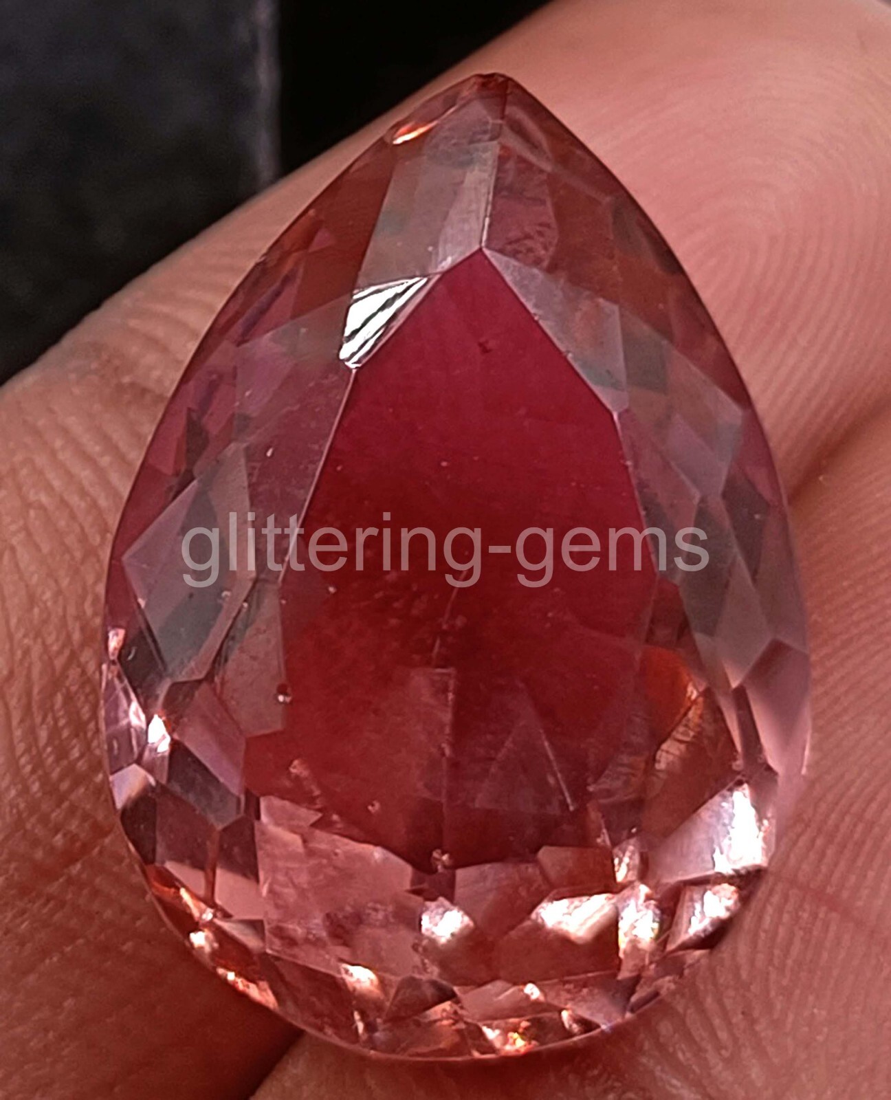 Pear Cut Natural Color Changing Alexandrite Stone 23.60 Ct IGL Loose Gems 5JJN