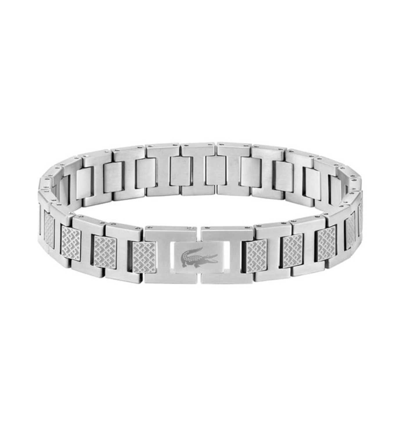 Lacoste Metropole Bracelet Stainless Steel Black 20cm – Brand New