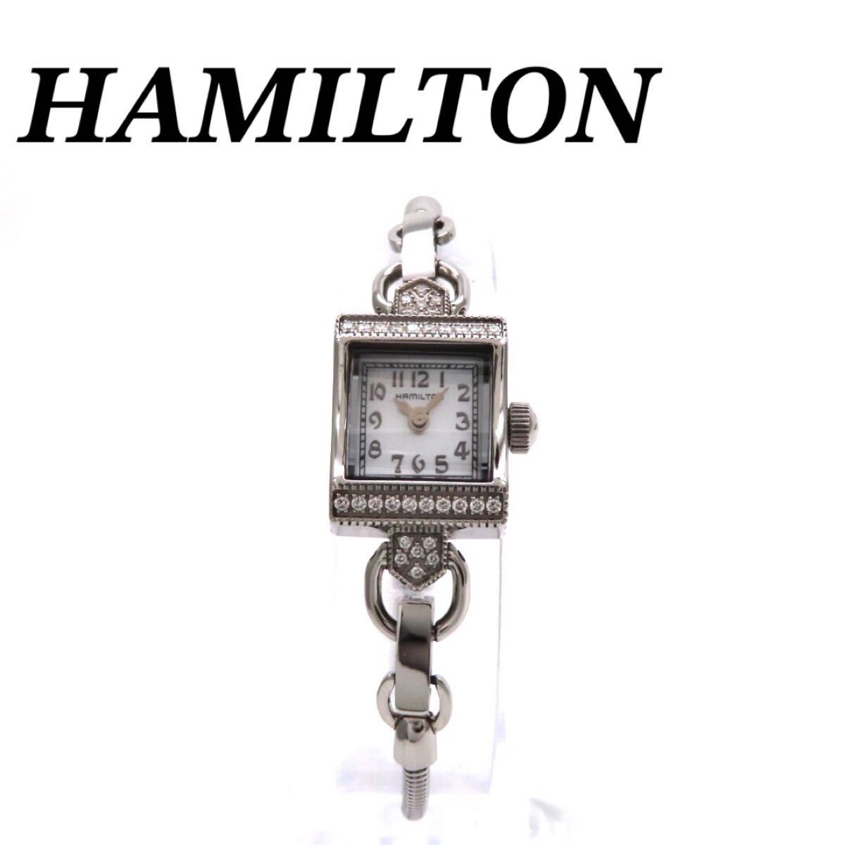 Hamilton Lady Hamilton H312910 Diamond Bezel White Shell Dial Watch