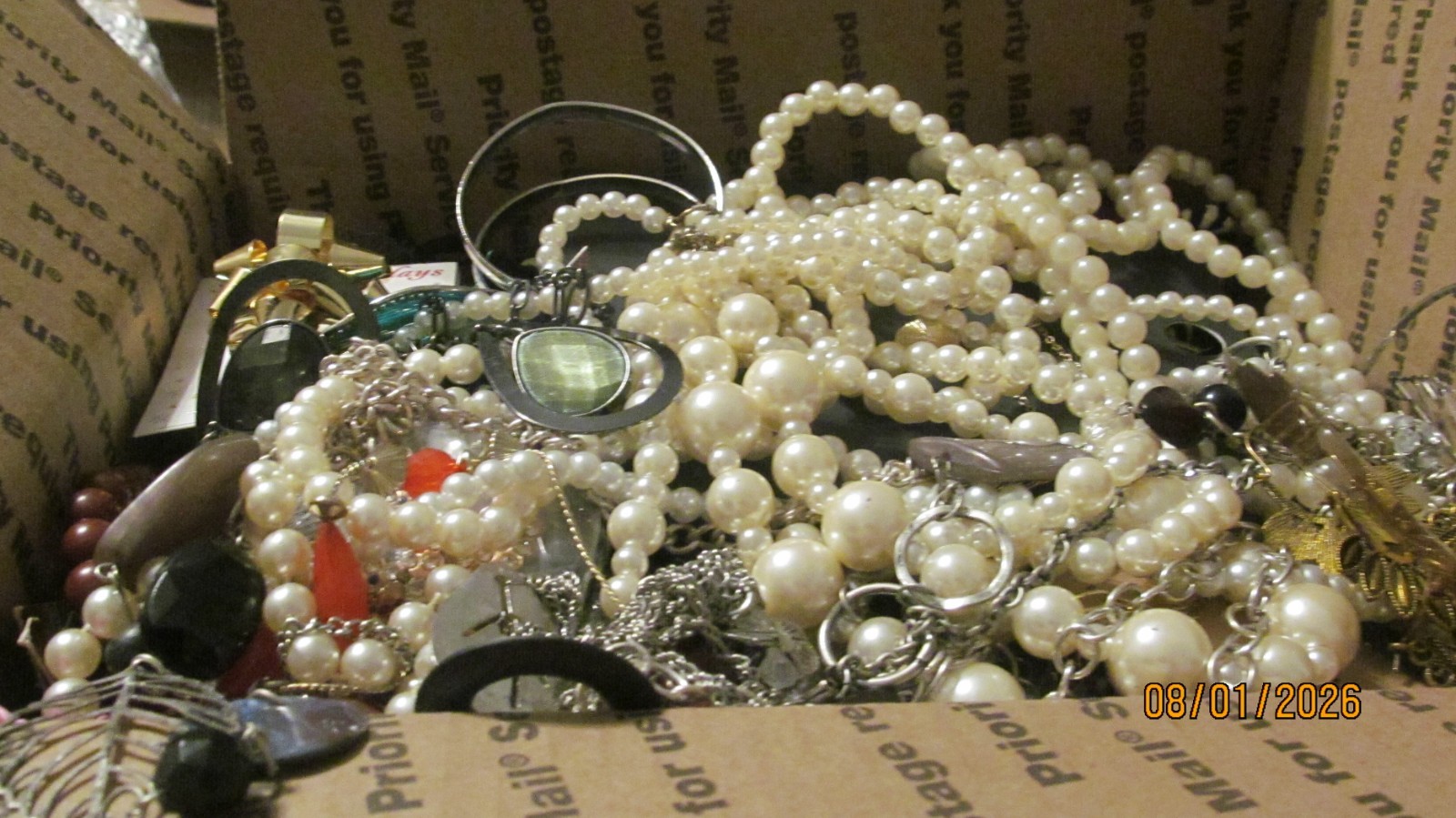 New/Vintage 10 lb junk drawer to good wearable jewelry