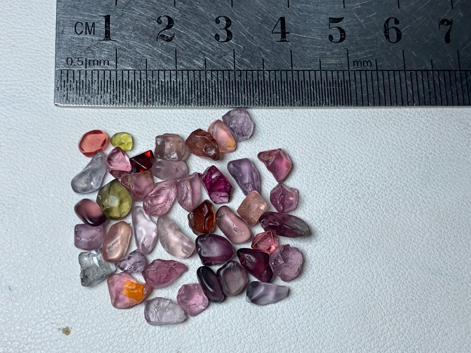 31 Carat Spinel Multi colour Rough Amazing Facet Grade Gorgeous Lot @burma