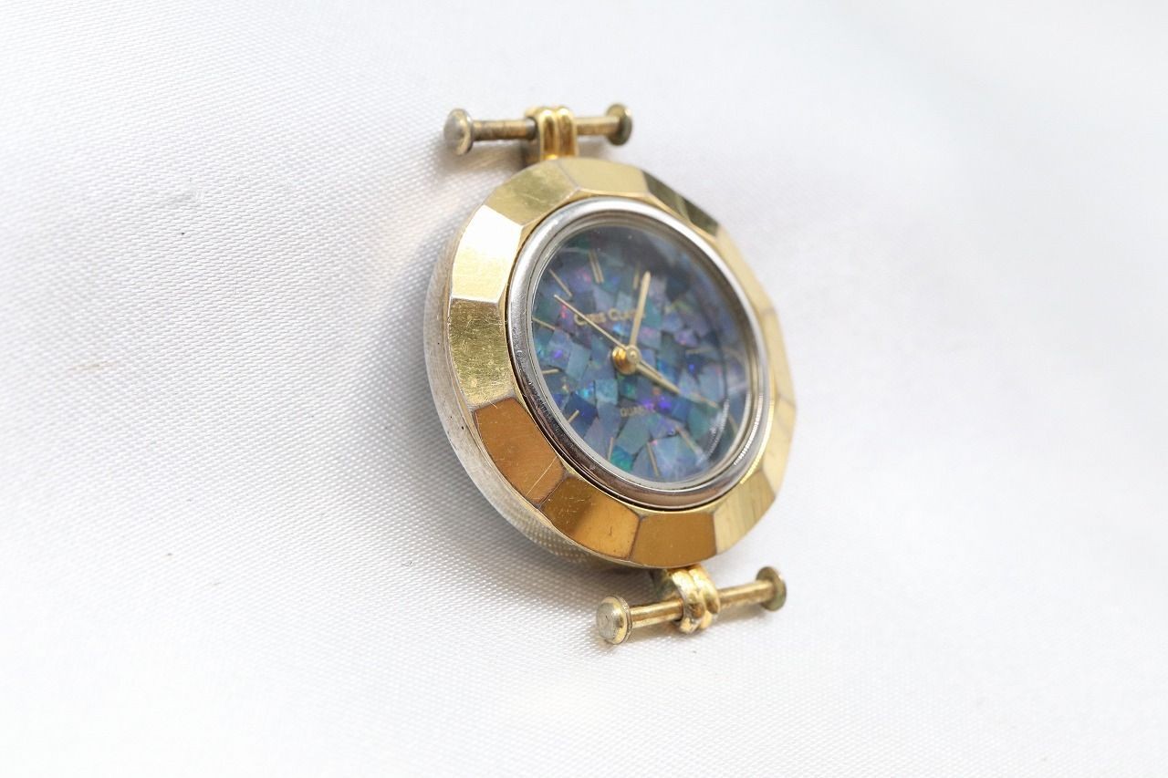 Chris Claire Mosaic Opal Watch Face Battery Replaced Used (B)
