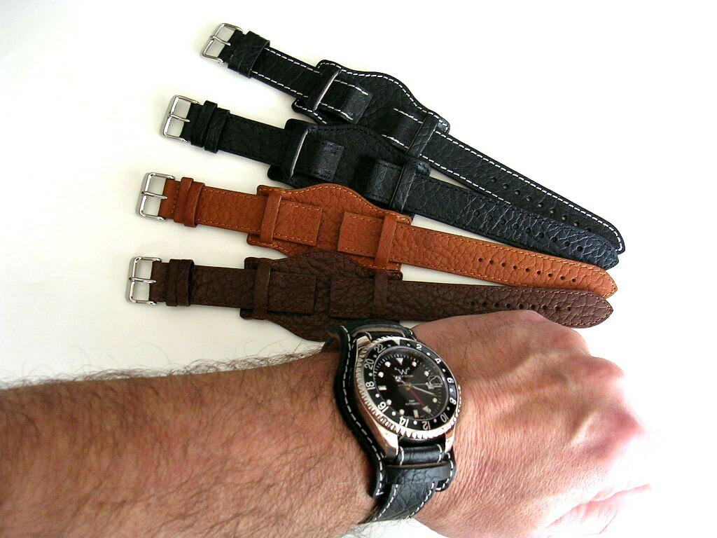 Buffalo Bund Open End Flieger German Pilot watch band Military strap IW SUISSE