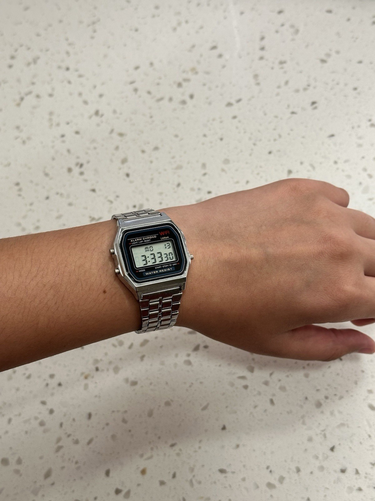 Casio Classic A158WA-1DF Wrist Watch for Men – Silver