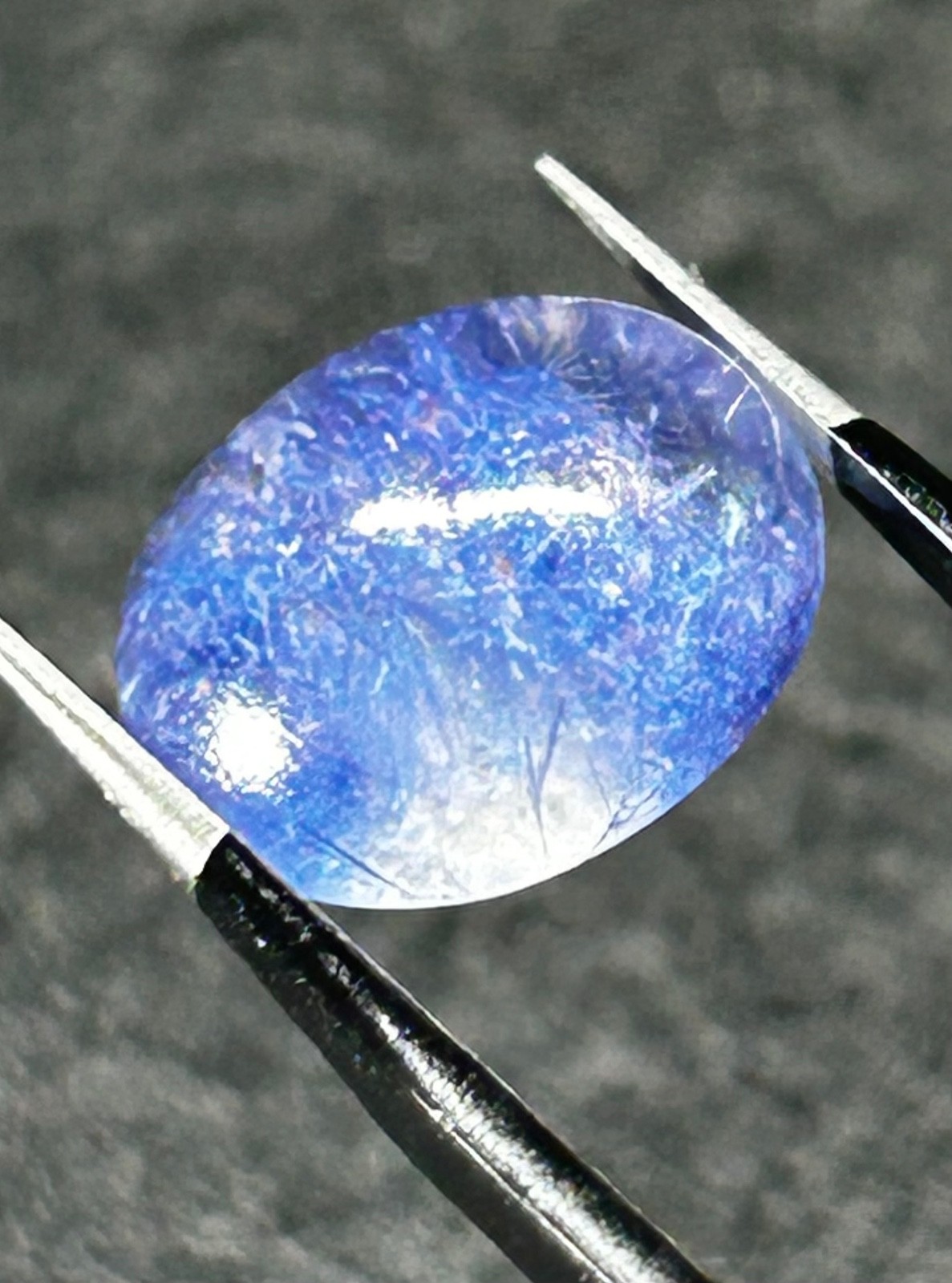 LPDS-1 Dumortierite in Quartz blue 6.40ct 12x10x7mm rough dumo