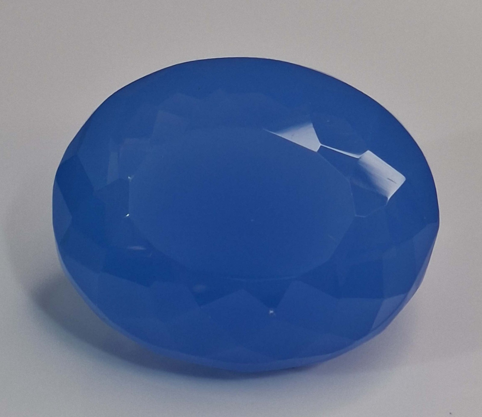 Blue Welo Opal Oval Cut 58-60 Ct Certified Loose Gemstone Lab Created SP1219