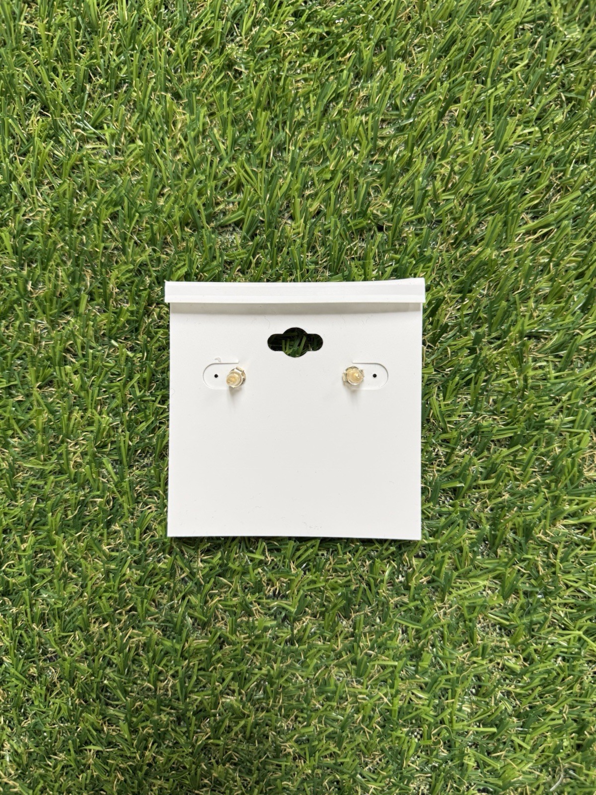 And Now This 18K Gold Over Brass Ball Stud Post Earrings $30 Minimalist