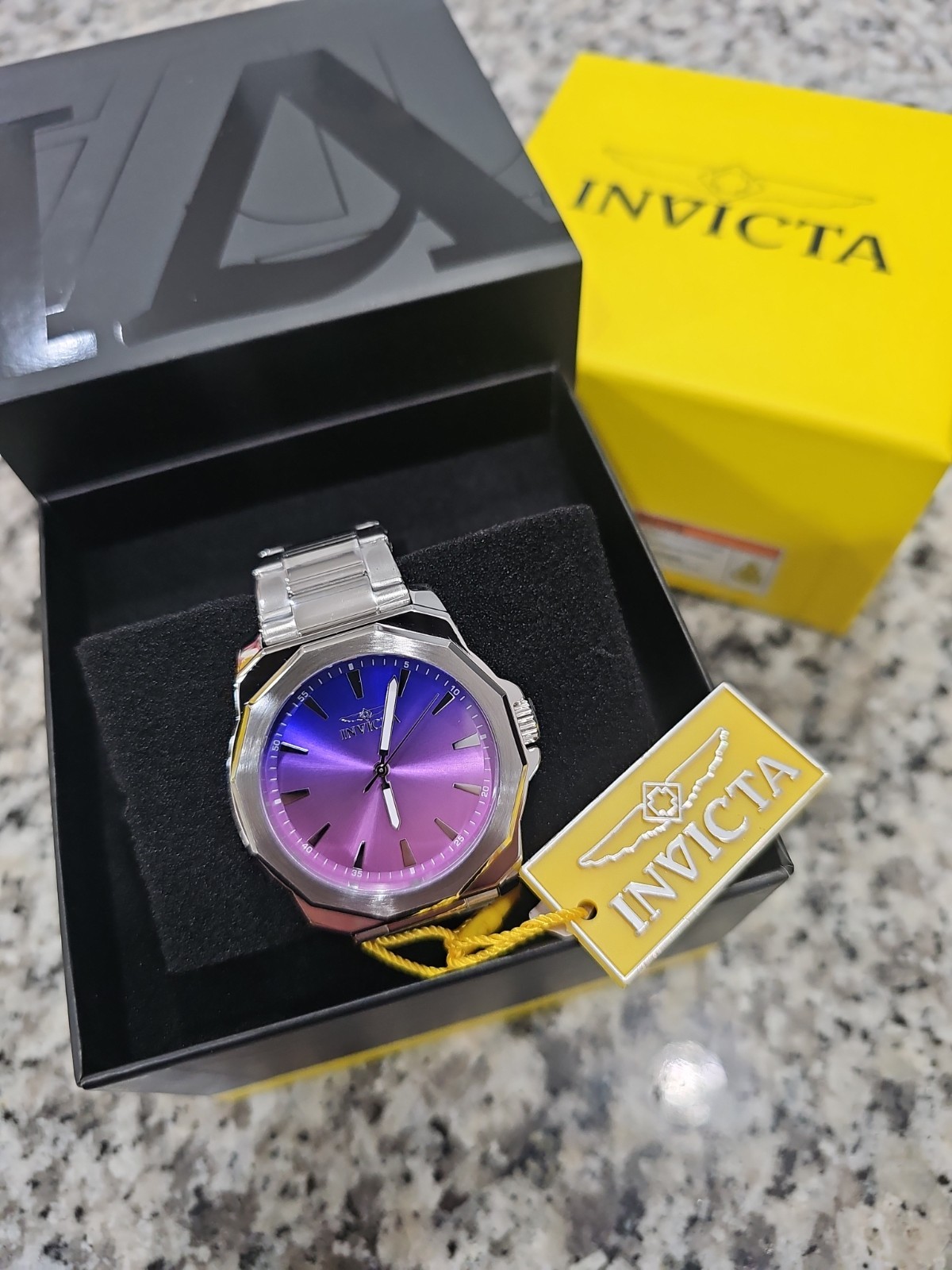 SOLD OUT!! Invicta Men’s Speedway Dominus 42mm Stainless Steel Iridescent Purple