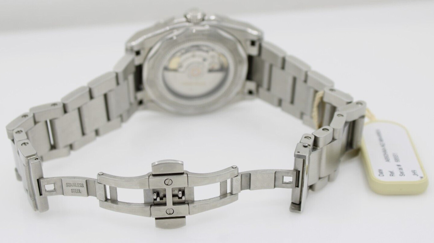 Armand Nicolet JH9 Tramelan 40mm Black Date Dial Automatic Watch W/ Box A660HAA