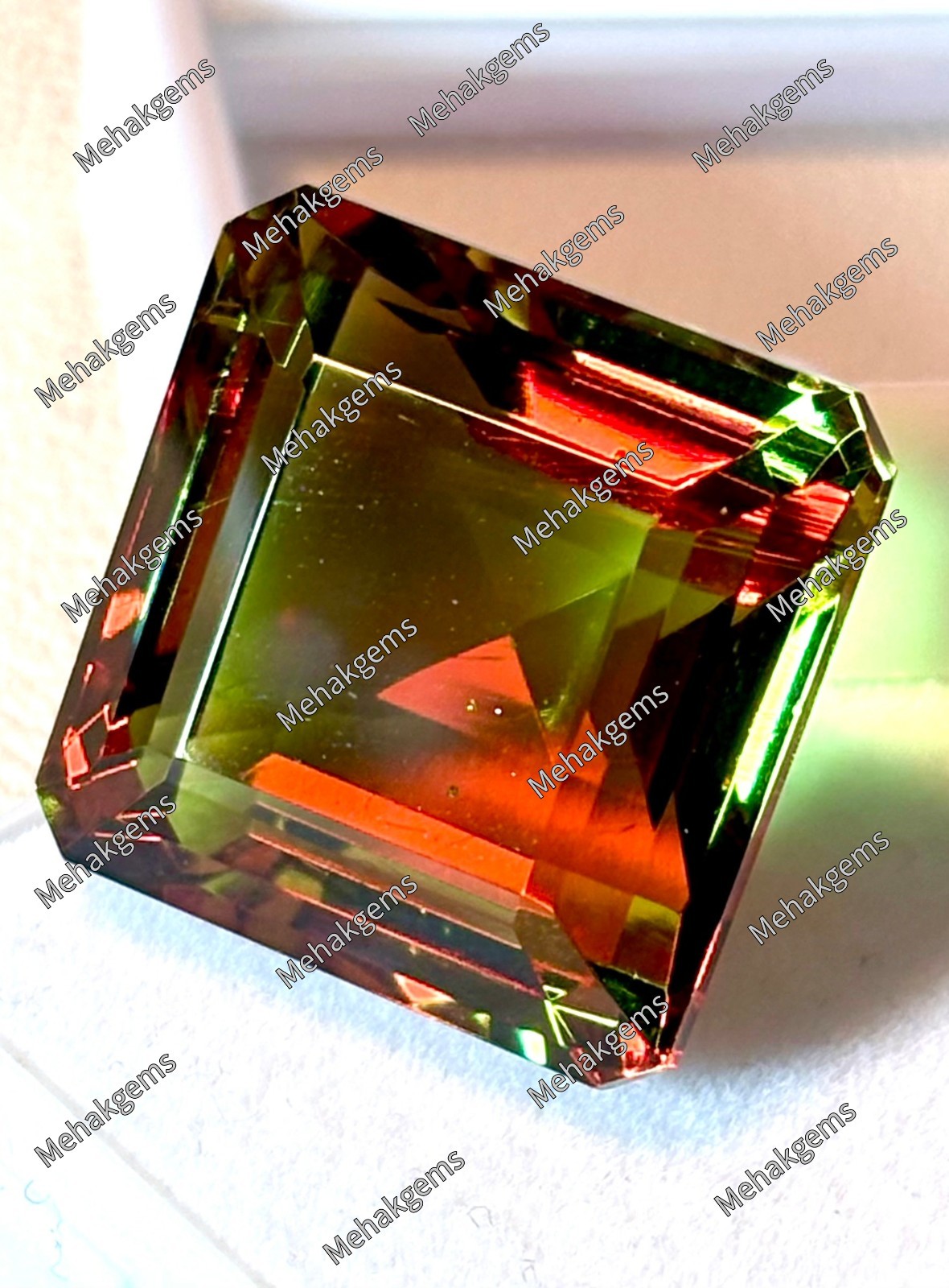 Certified Zultanite Color Changing Gemstone, Large Square Faceted Jewelry