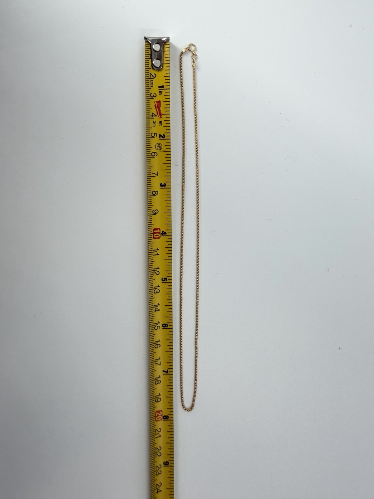 18k Solid Gold Popcorn Chain Necklace 16inches Fine Jewelry 750 stamped