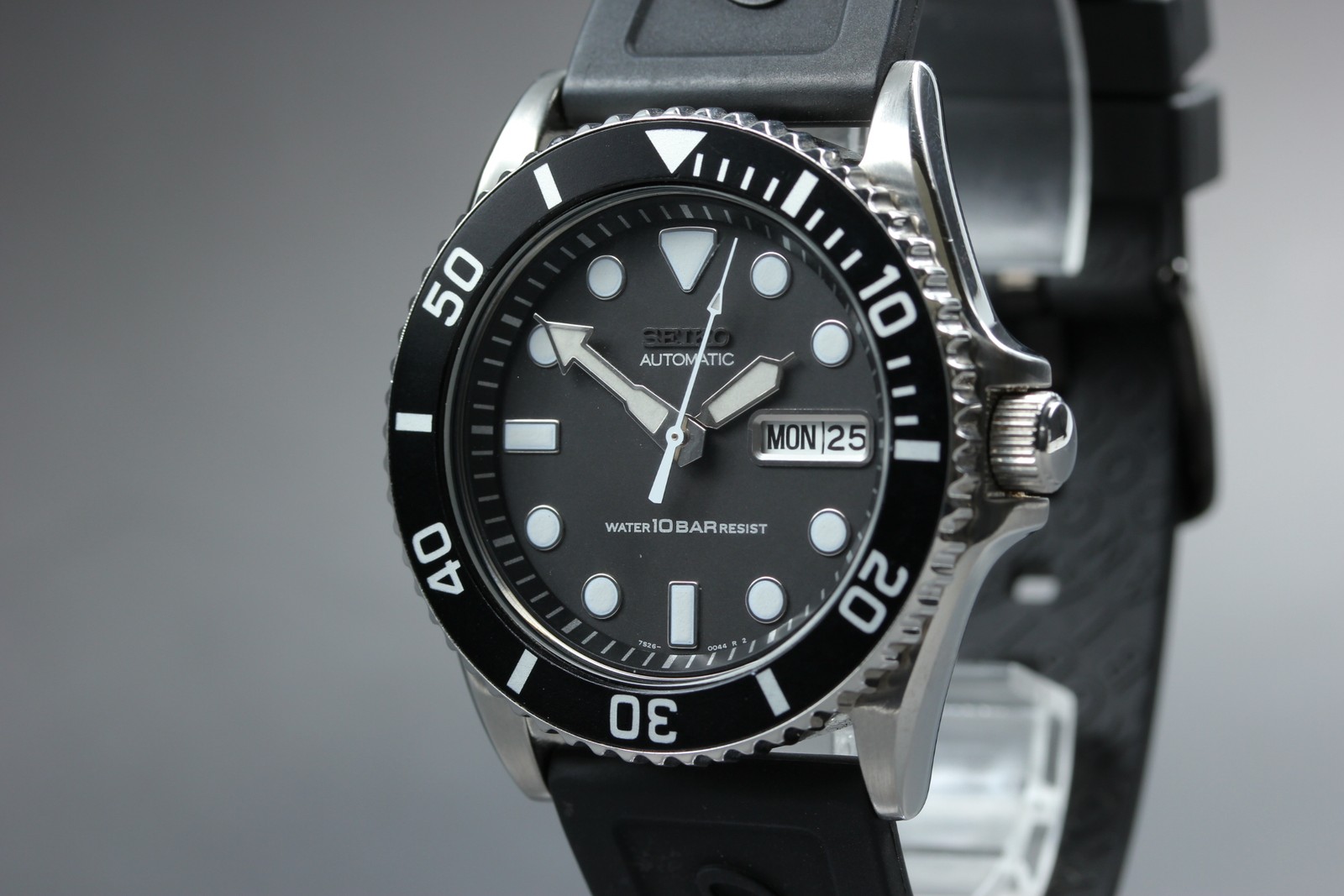 [Near MINT] Seiko 7S26-0040 40mm Black Dial Day Date Automatic Men’s Watch