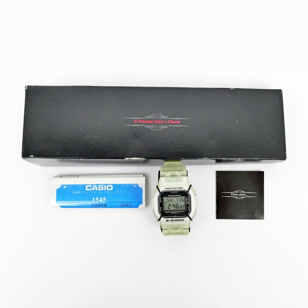 Casio G-SHOCK Fairies Charm DW-5600VT White Digital Quartz Wrist Watch