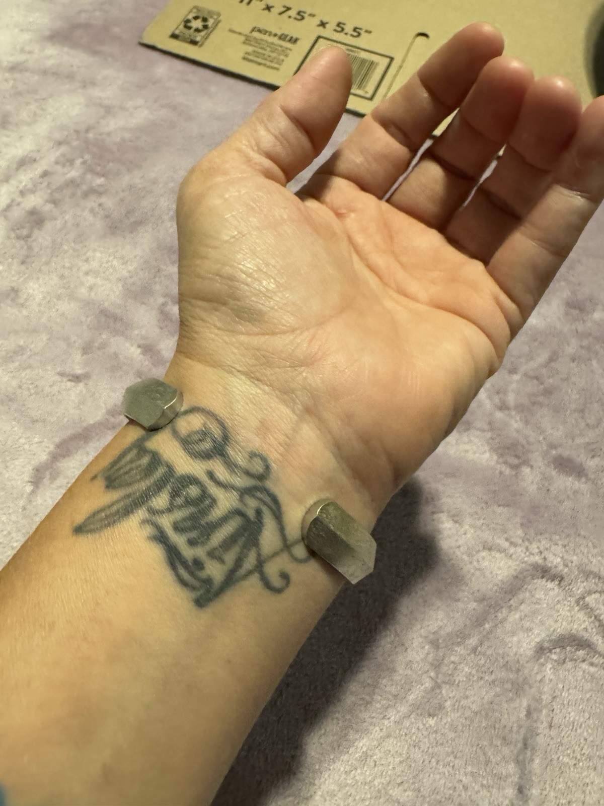 3 Different Beautiful Stainless Bracelets Silver Tone