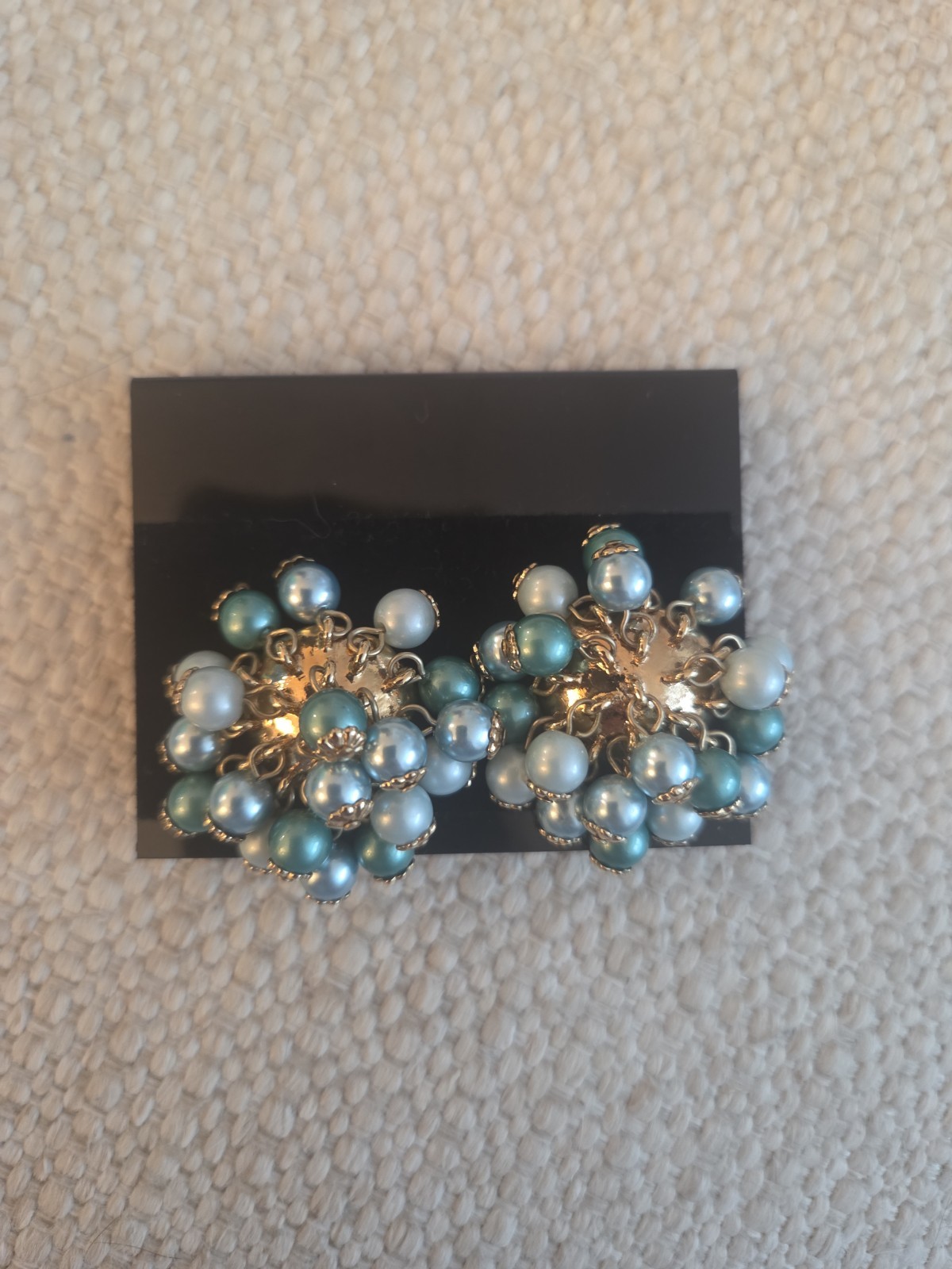 Vintage 1/20th 14kt Gold Filled Pearl Cluster Earrings
