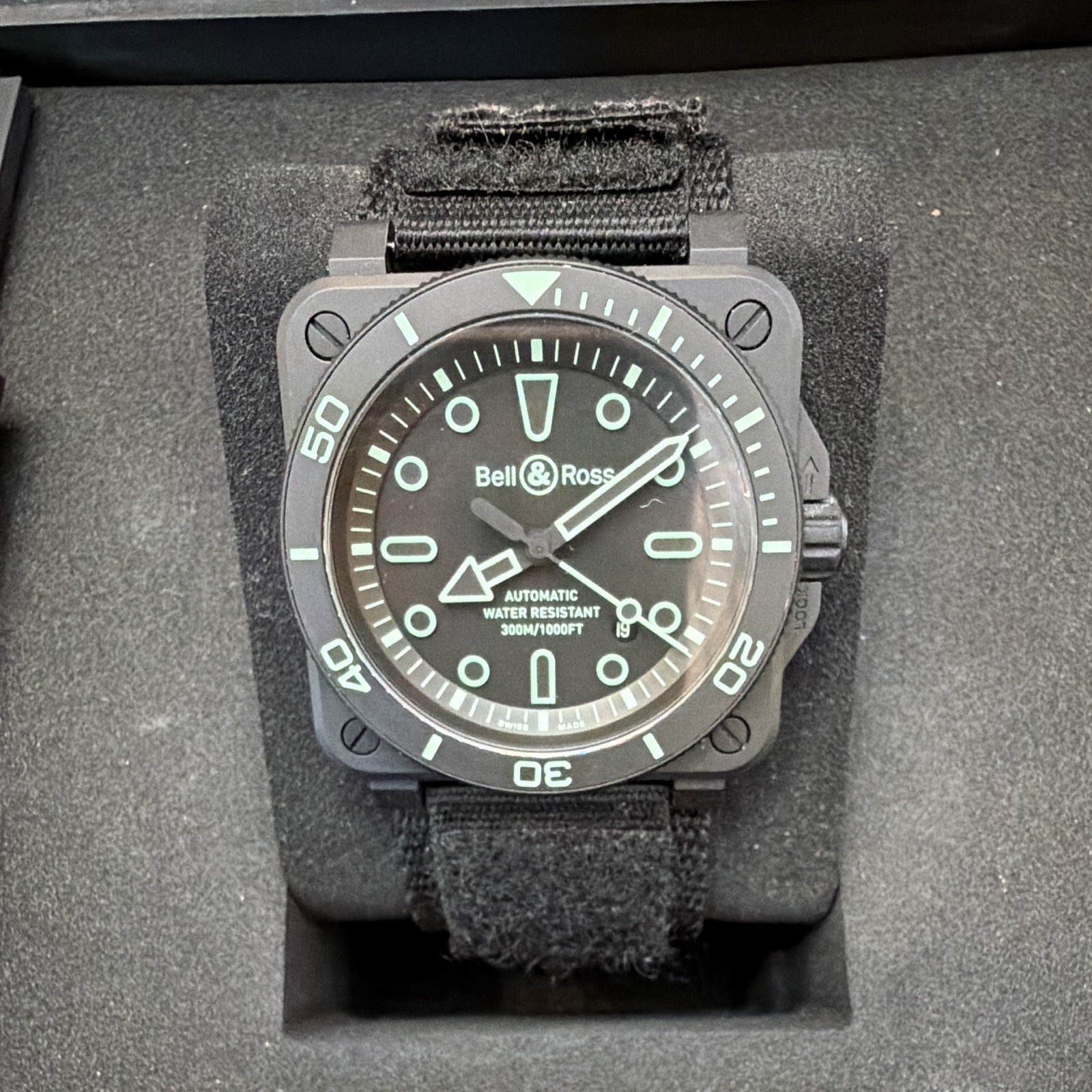 Bell & Ross BR-03 DIVER LUM OUTLINE 42 mm – BR03A-D-OL-CE/SRB Auto