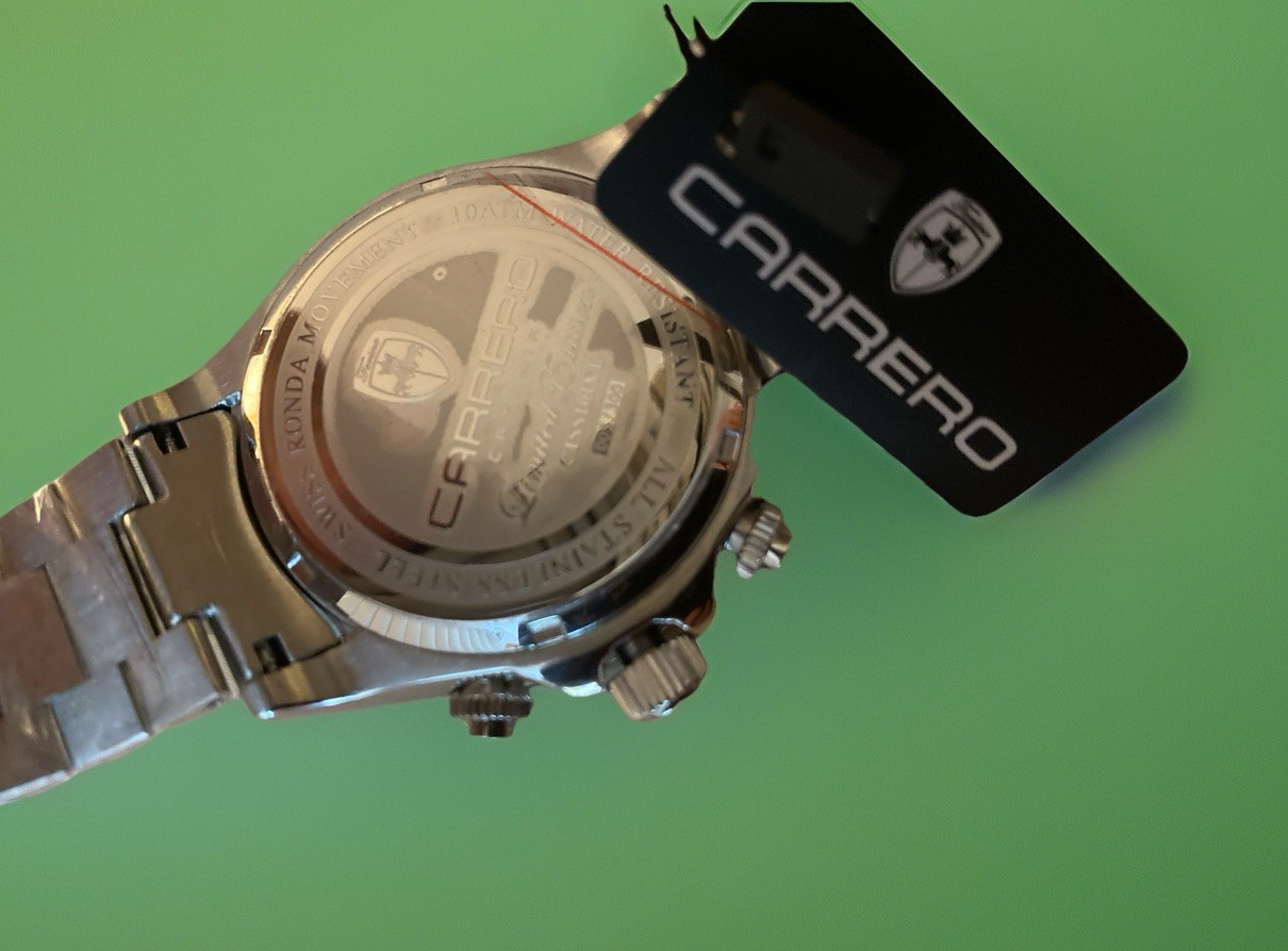 Mercedes-Benz Carrero Chronograph RARE SWISS Watch Ronda Limited Ed Stainless S