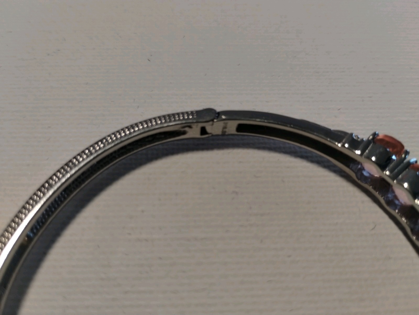 Morganique Quartz Adjustable Bangle Bracelet In 316L Stainless Steel 6.50-7.87in