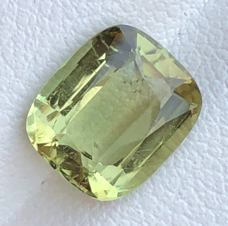 2.80 Ct Natural cut yellow color Tourmaline loose Gemstone From Afghanistan