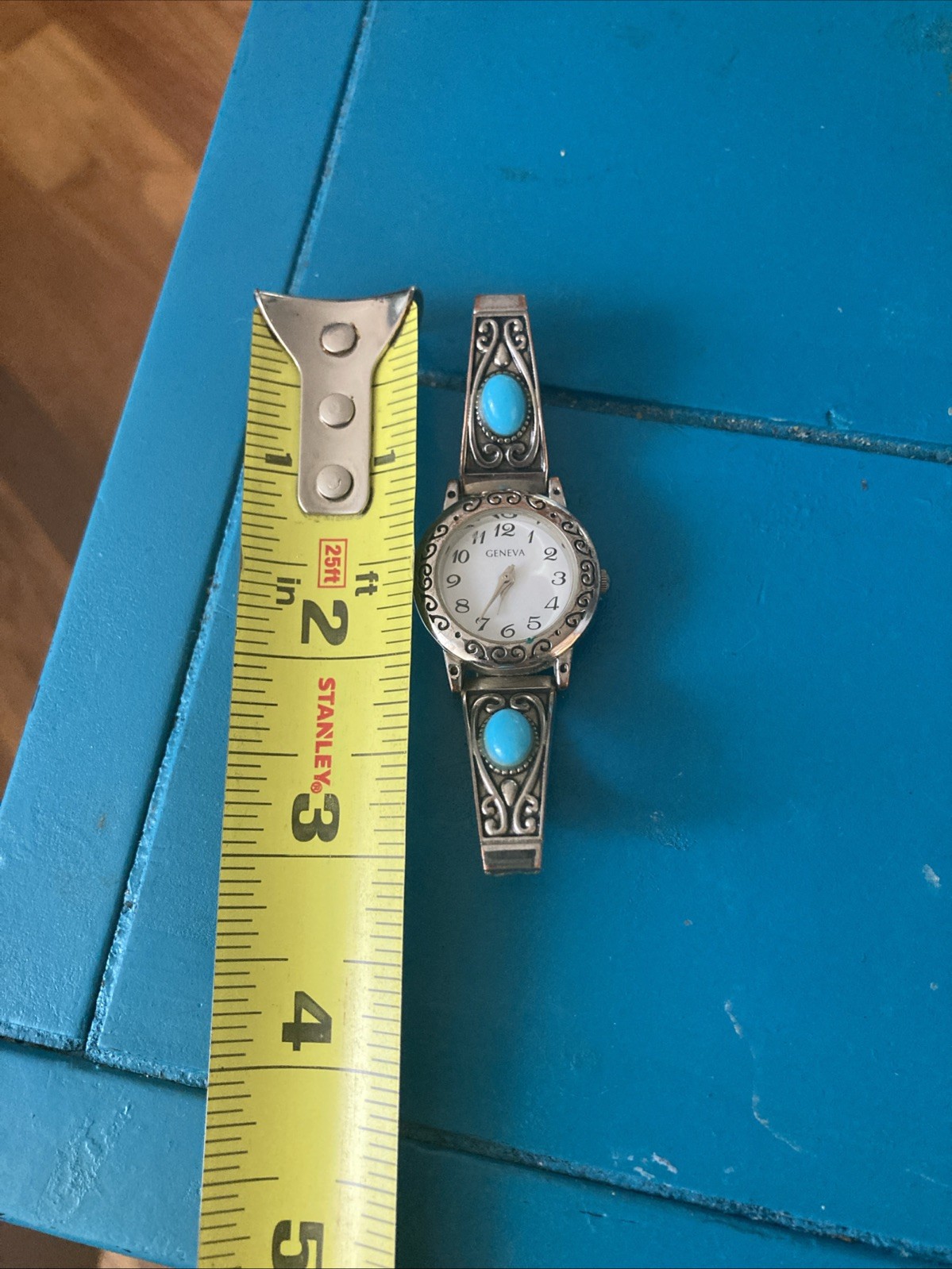 Accutime Women’s Southwest Style Turquoise Accents & Quartz Movement Wristwatch