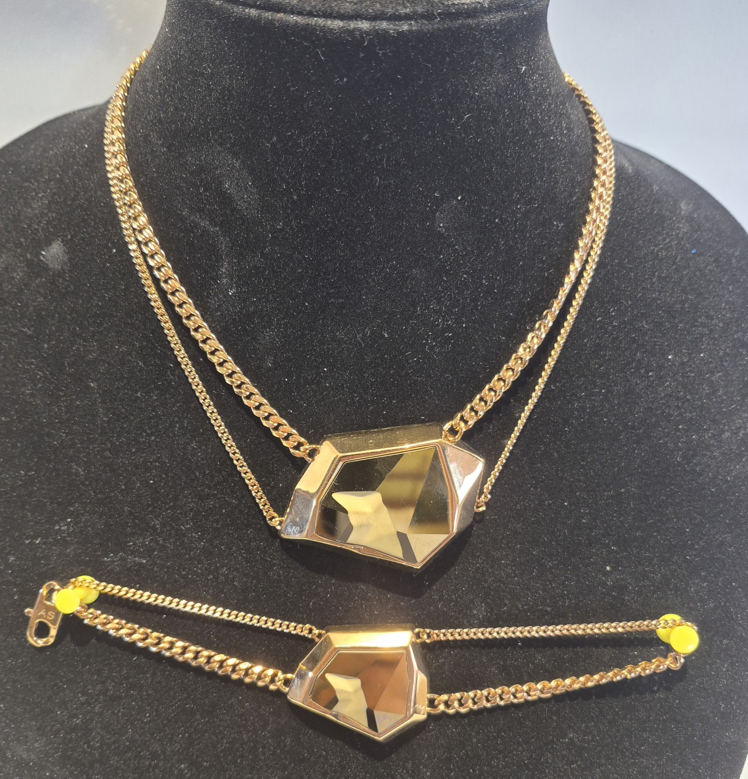 Jean Paul Gaultier Reverse Necklace And Bracelet designed for Atelier Swarovski