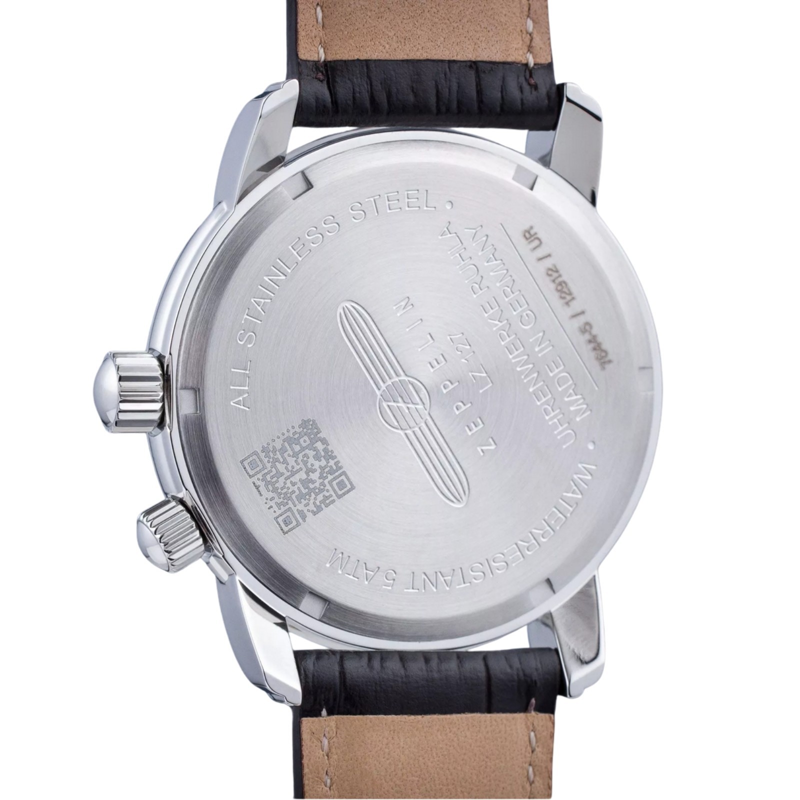 Zeppelin LZ127 Graf Zeppelin Dual Time Beige Dial Men’s Watch 7644-5