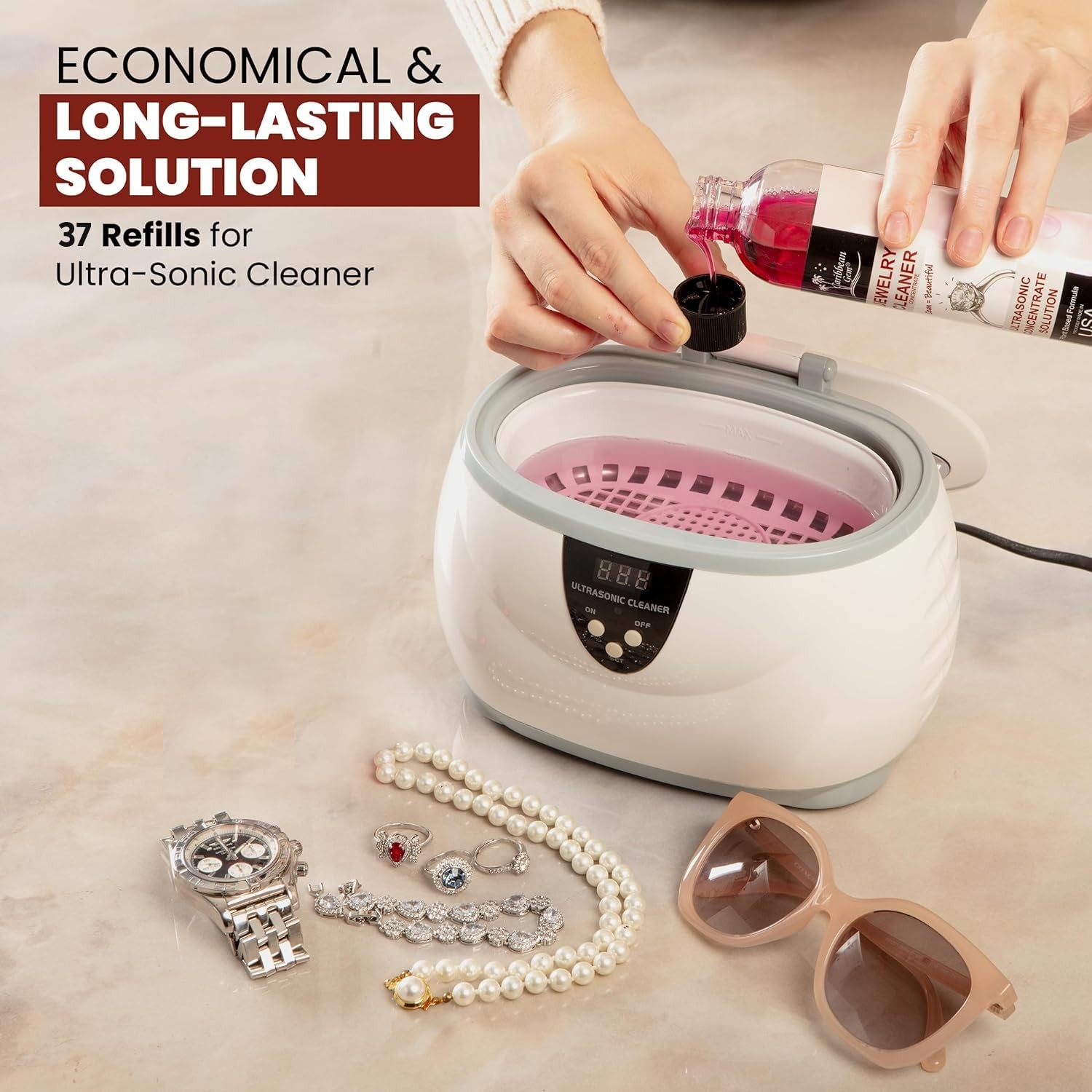 Ultrasonic Cleaner Solution Concentrate – Highly Concentrated All Purpose Cle…