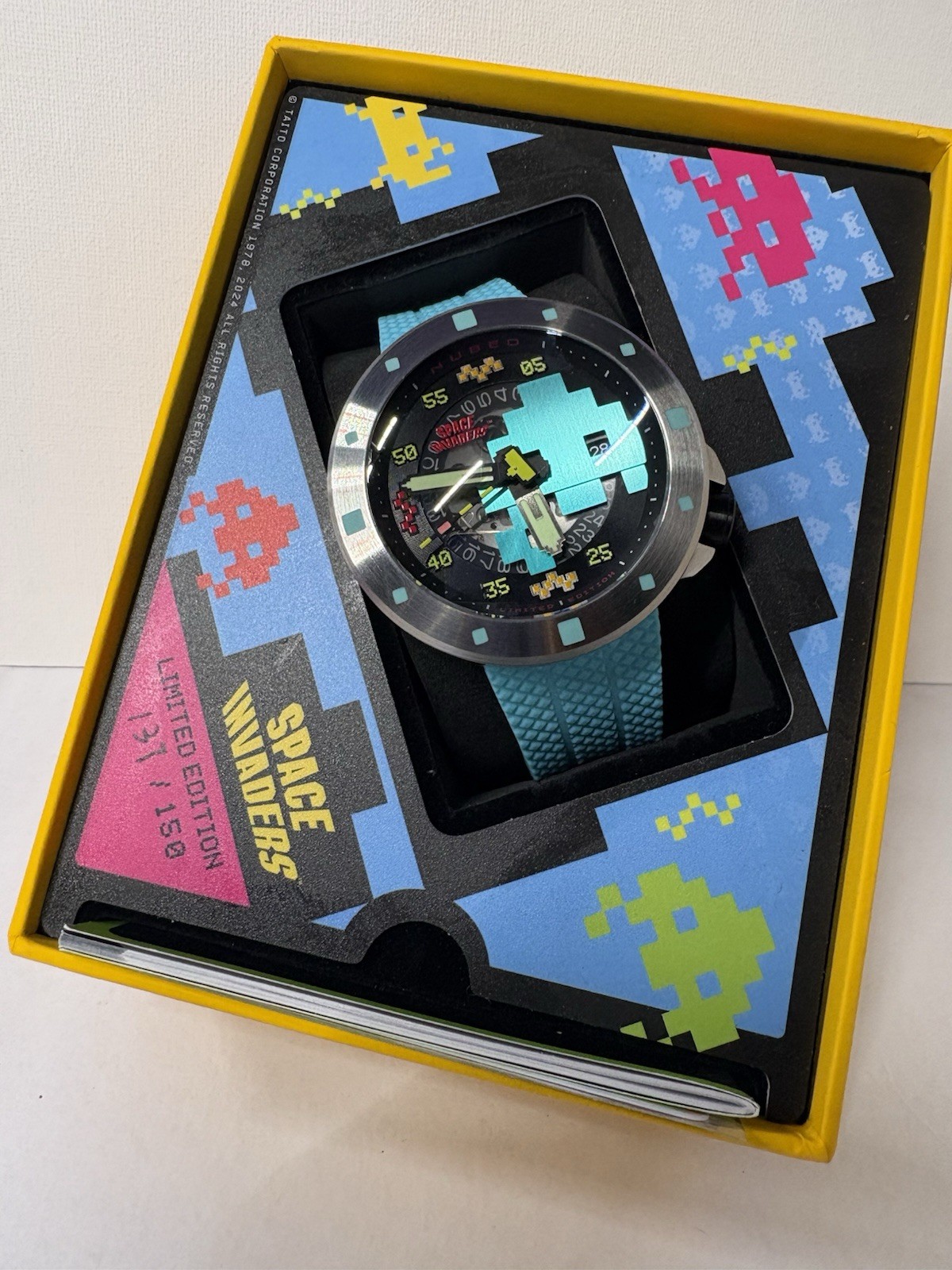 Nubeo Cassini Space Invaders Automatic LE#137 50mm Box & Papers
