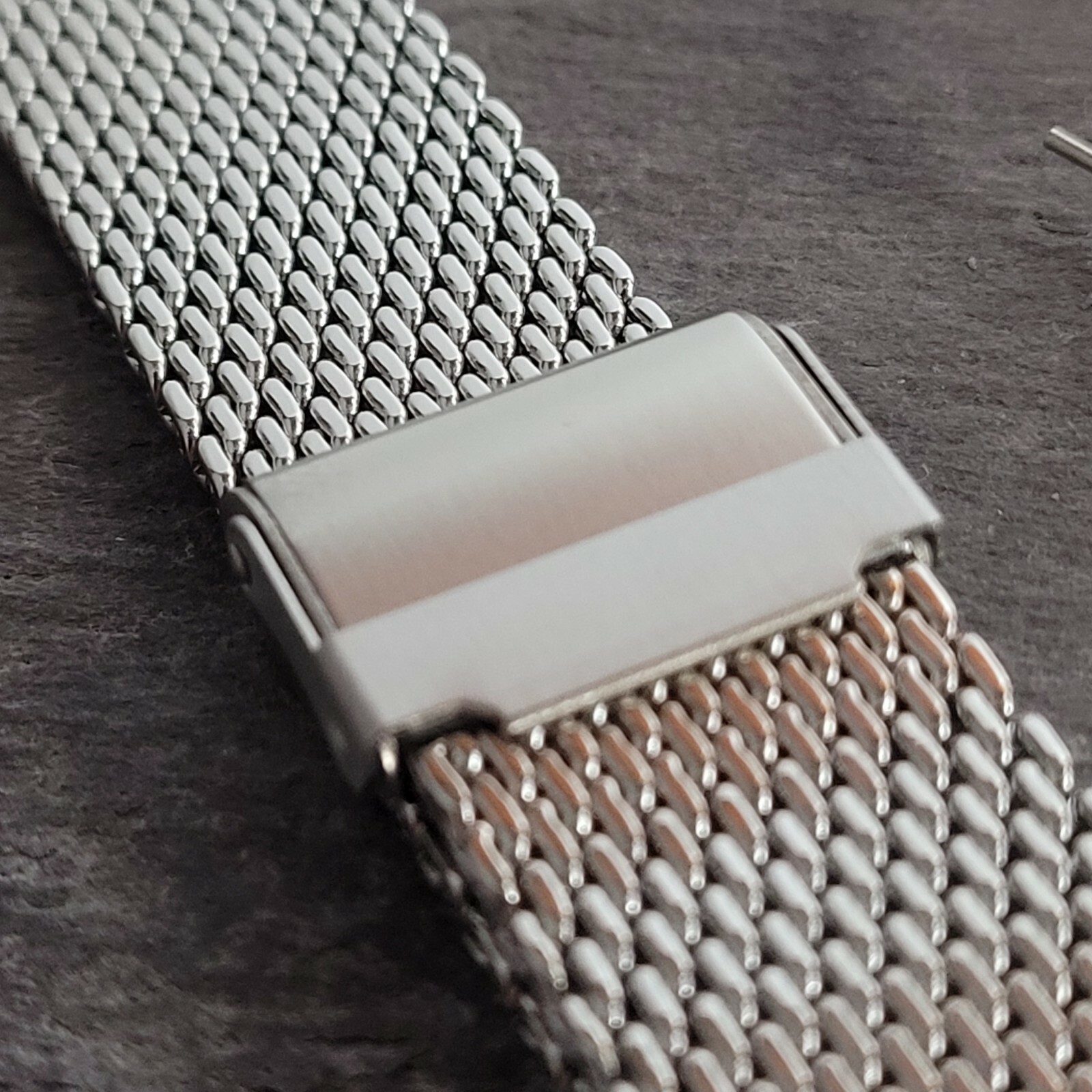 316L Steel No Time to Die Style Bond Milanese Mesh Watch Strap 20mm 22mm 18mm