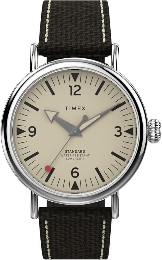 Men’s Very Smart Timex Standard 40mm 50m/165ft W/Proof Fabric Strap Watch
