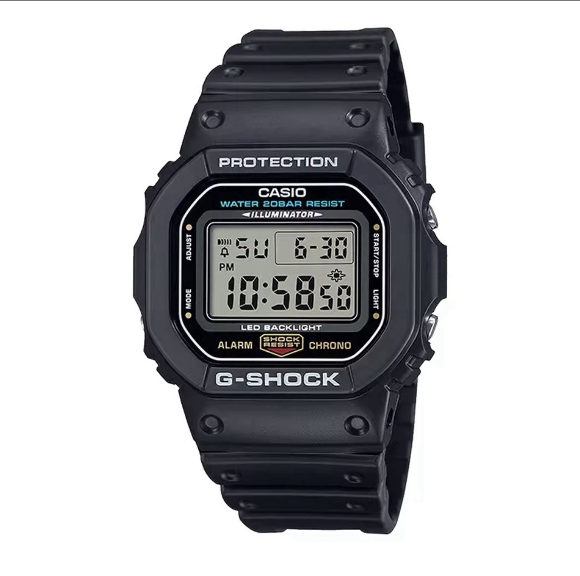 CASIO DW-5600UE Digital Watch, 200M Water Resistant LED Backlight Shockproof