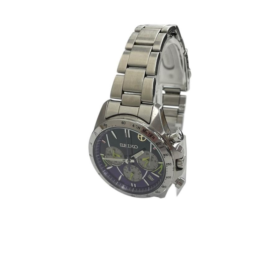 SEIKO Evangelion 500 Series Shinkansen 25th Anniv. 500 TYPE EVA Watch JAPAN Used