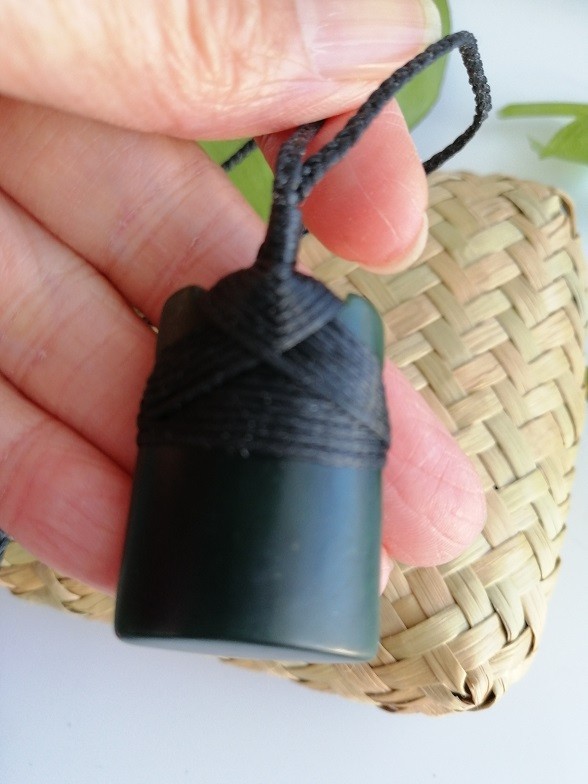 New Zealand Jade Greenstone Toki Matt Pendant 35mm L x 26mm W Unisex