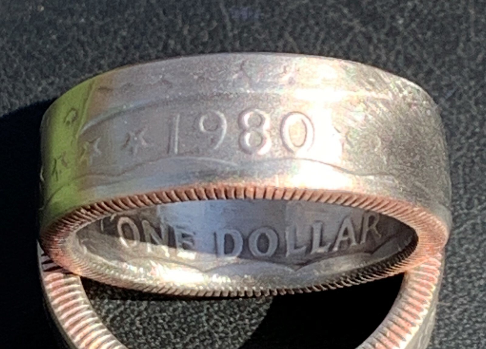Susan B Anthony Dollar Coin Ring,1979,1980,1981,1999, Size 6-15, Free S&H