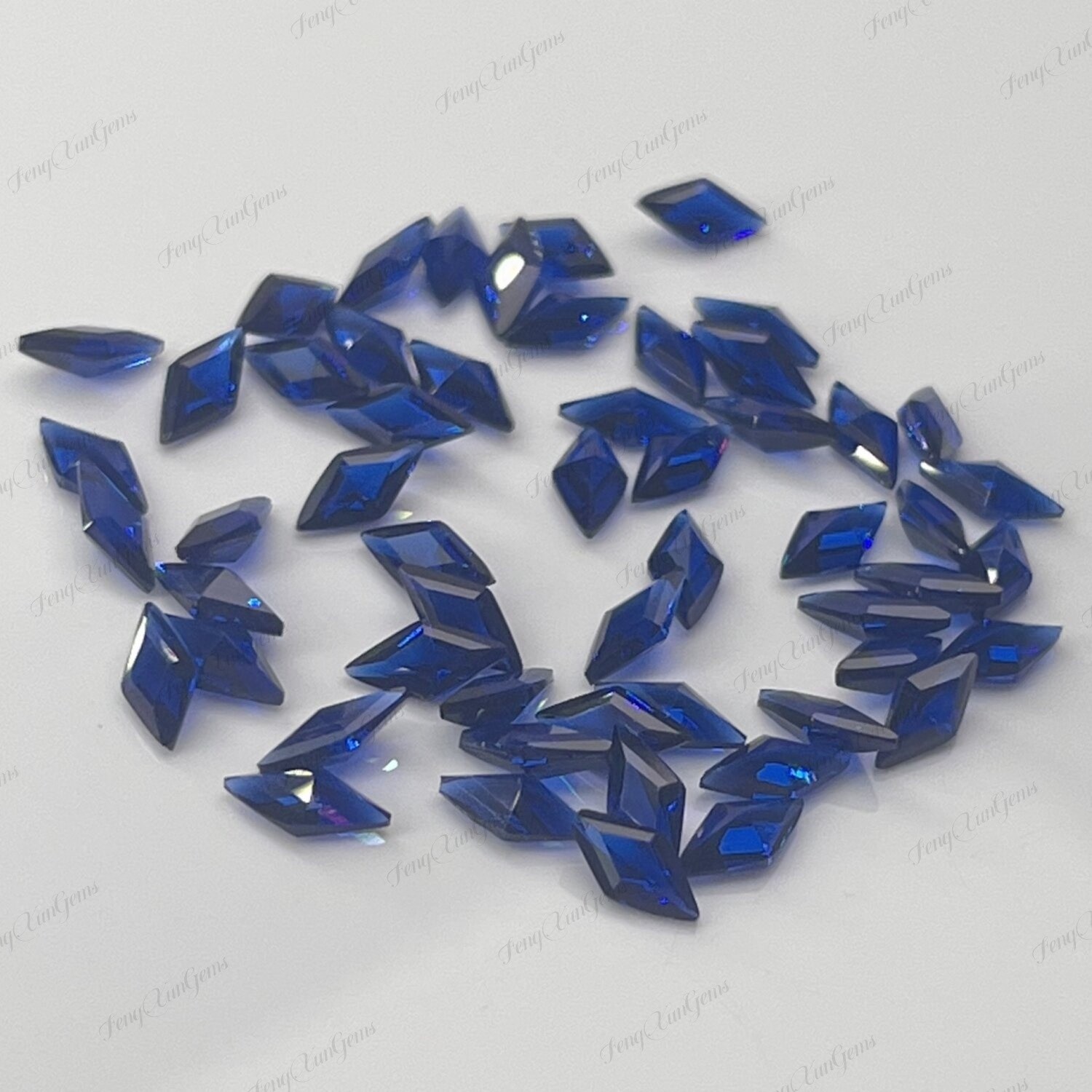 Wholesale Cubic Zirconia Kite Cut Multicolor Color Loose Gemstone For Jewelry