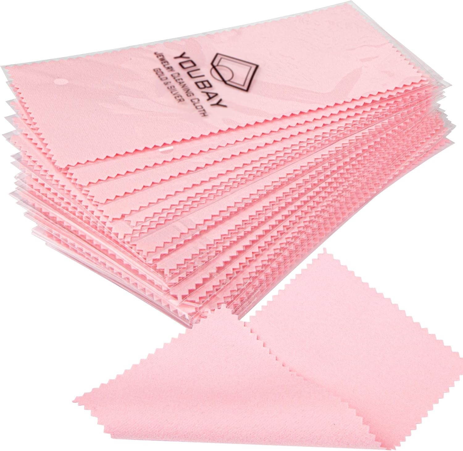 8x16cm Jewelry Cleaning Cloth – 30 Pcs Individually Wrapped for Jewelry Polis…