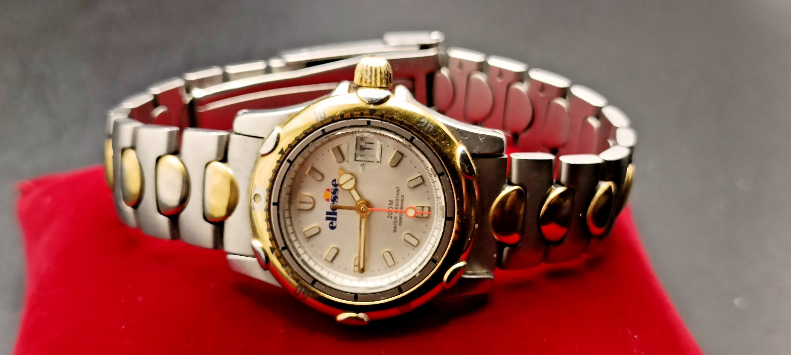 ELLESSE Ladies Two-Tone Stainless-Steel Quartz Sport Watch-VGC & Working