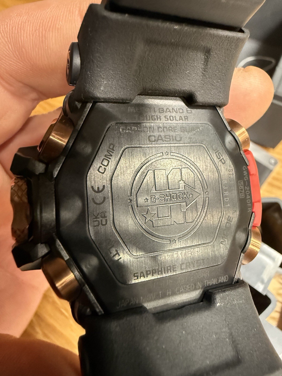 Casio G-Shock Mudmaster 40th Anniversary Flare Red Limited Watch GWG-2040FR-1A