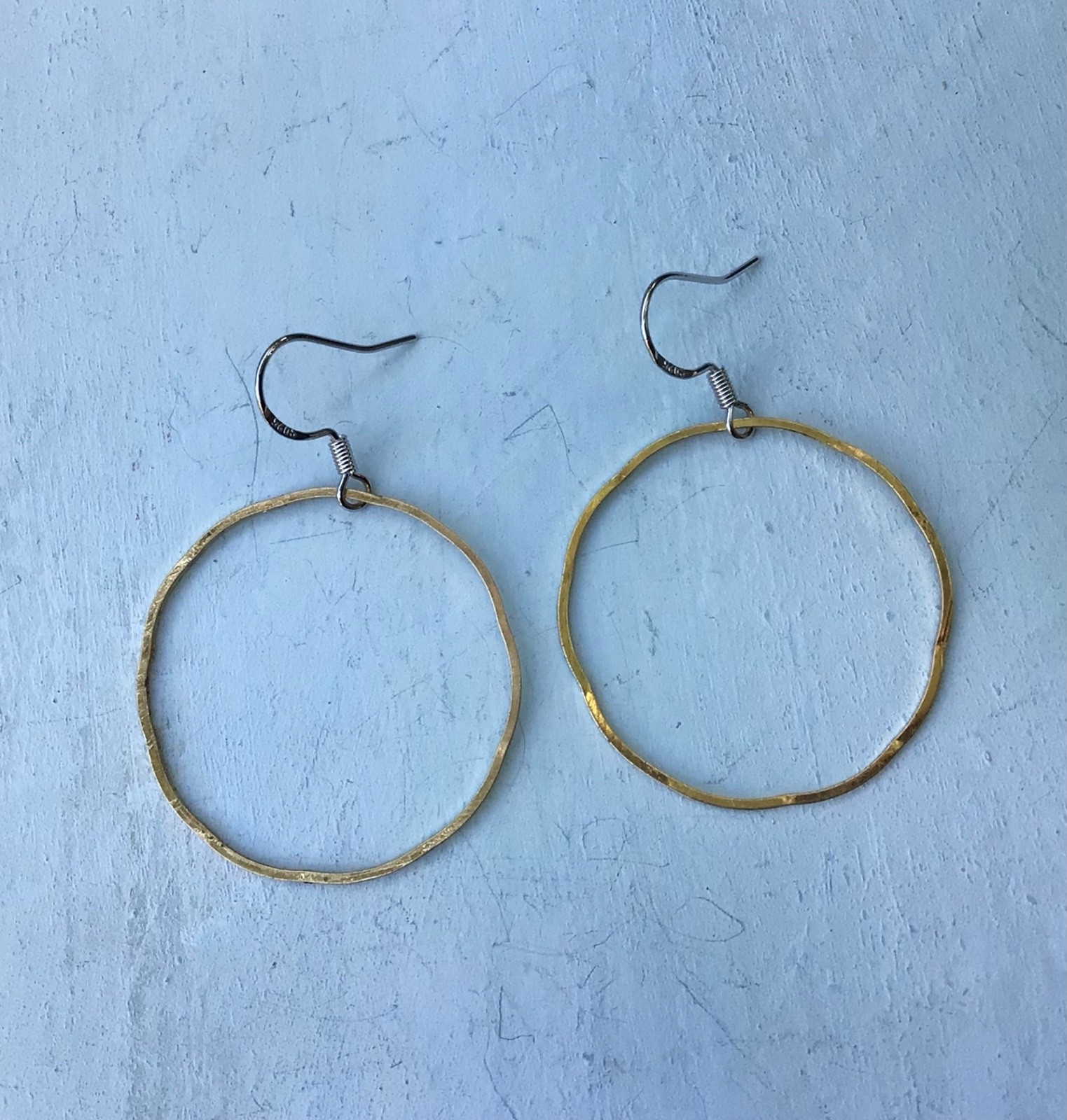 NEW SUNDANCE CHARM HANDMADE EARRINGS ARTISAN STERLING SILVER GOLD PLATED JEWELRY