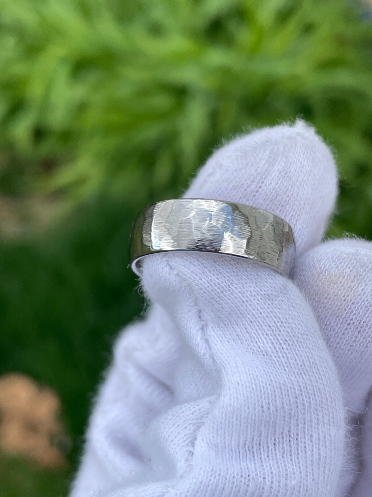 Polished Rugged Finish, Low Profile Dome, Titanium, 7mm, Made to Order