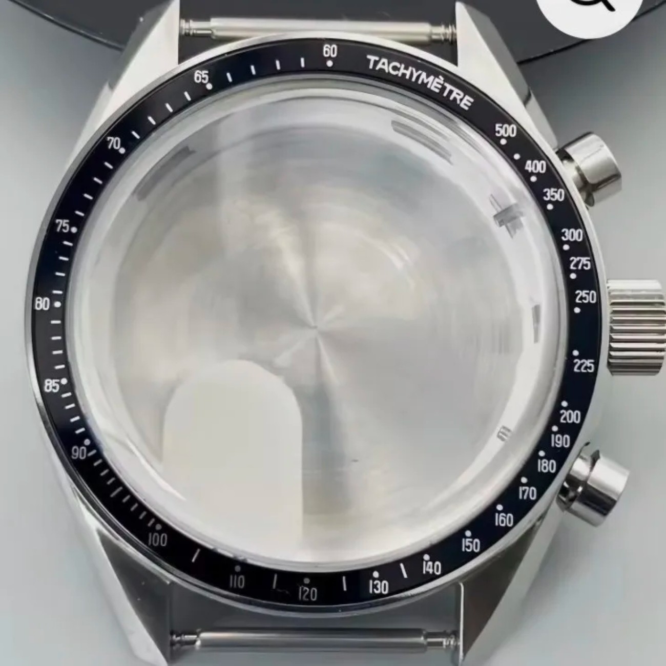 39.7mm Metal Watch Case Chronograph Bezel Sealed For VK63 VK63A Movement