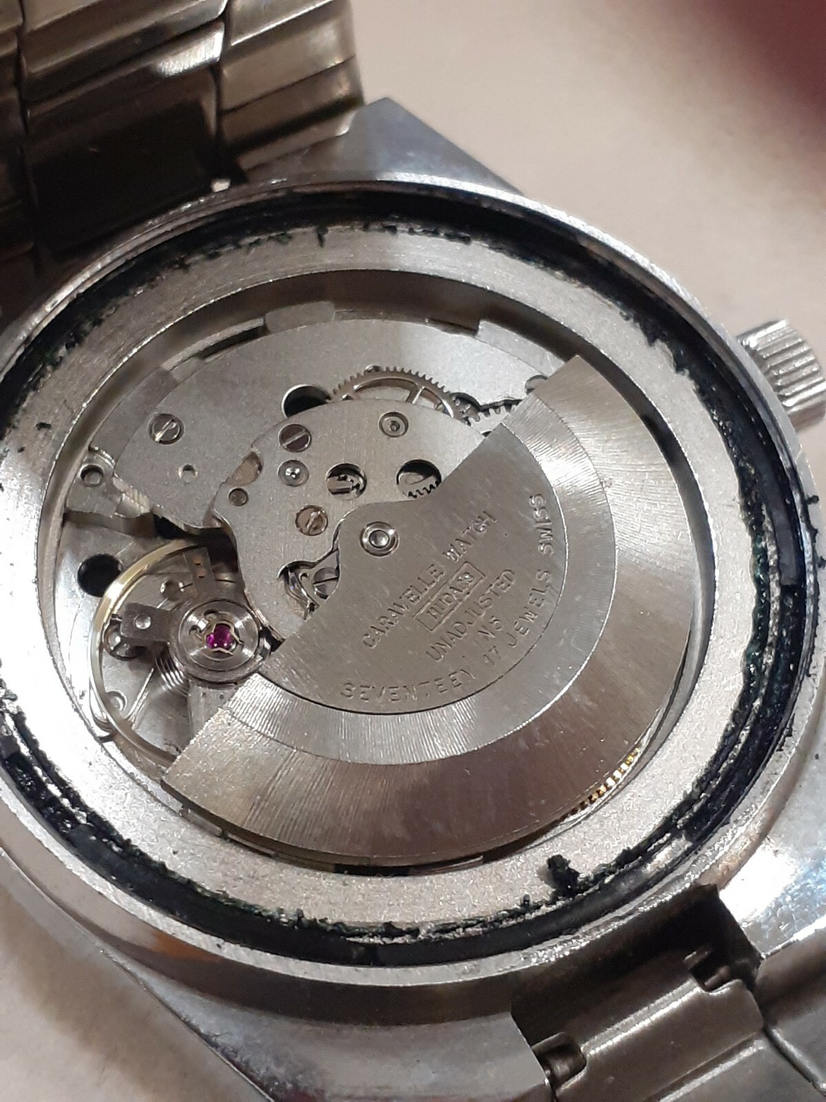 Orologio caravelle by bulova set O matic