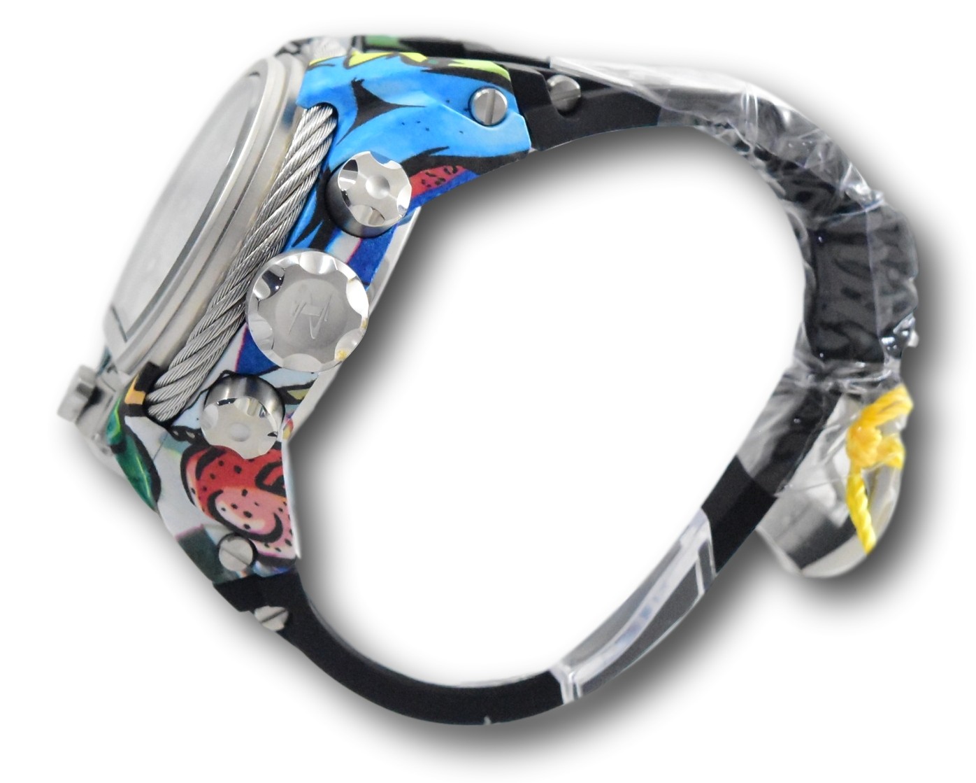 Invicta Reserve Bolt Zeus Magnum 52mm Graffiti Hydroplated Chrono Watch 32803