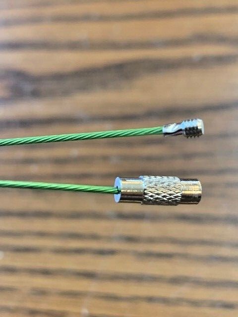 10 pcs Green Memory Wire Choker Coated Necklaces with Silver Screw Clasps – 18″