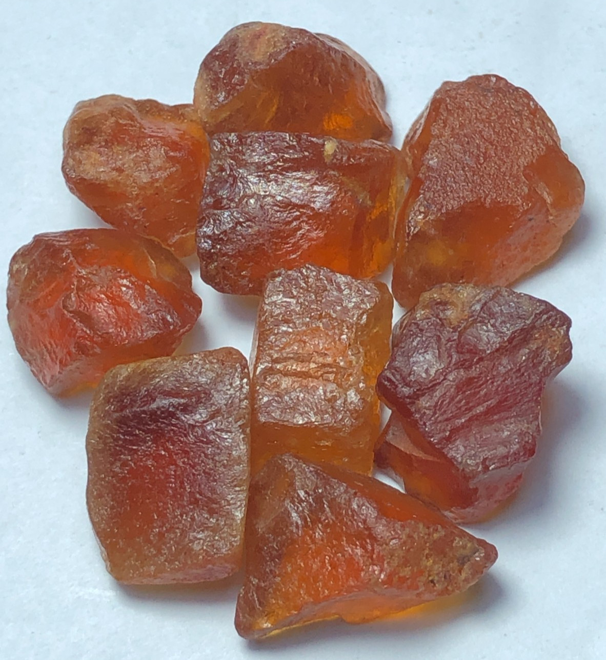 60 carat Natural facet rough quality hessonite garnet from Africa loose gemstone